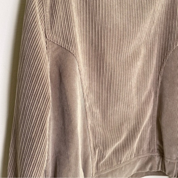 ALFRED DUNNER Vintage Corduroy Zip Shacket Jacket Pockets Neutral Minimalist 14 - Picture 3 of 14